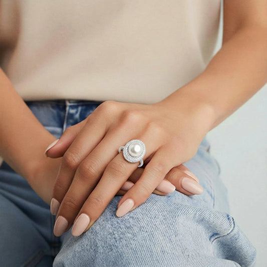 Bague Constellation Perle