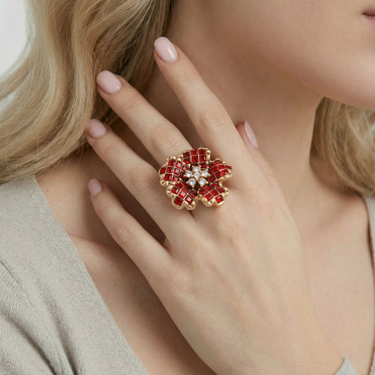 Bague Floraison Pourpre
