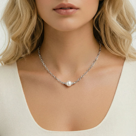 Collier Chaîne Perle Luna