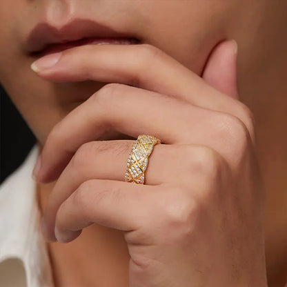 La Bague Matelassée Pavée