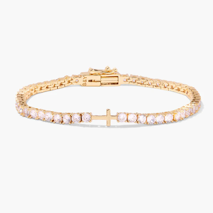 Coco Cross Tennis Bracelet