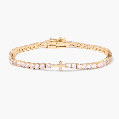 Coco Cross Tennis Bracelet