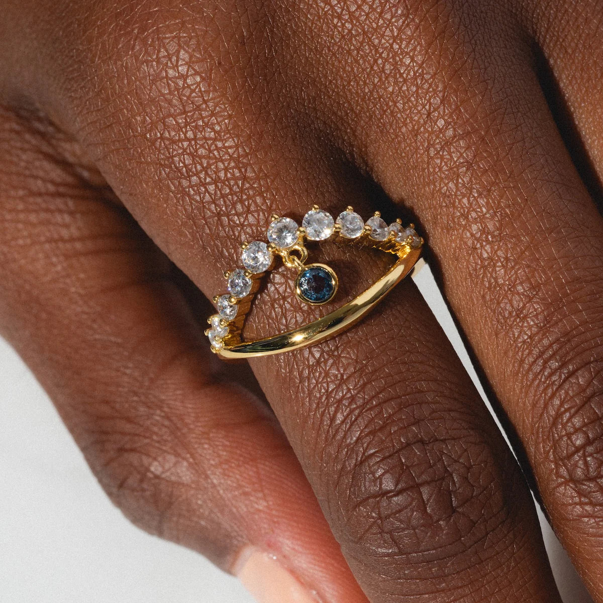 Bague Charme Mystique "Evil Eye"