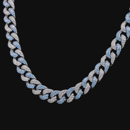 Sweet Havana 8mm  Collier Cuban Aqua