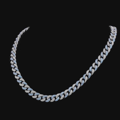 Sweet Havana 8mm  Collier Cuban Aqua